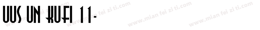 UUS UN KUFI 11字体转换